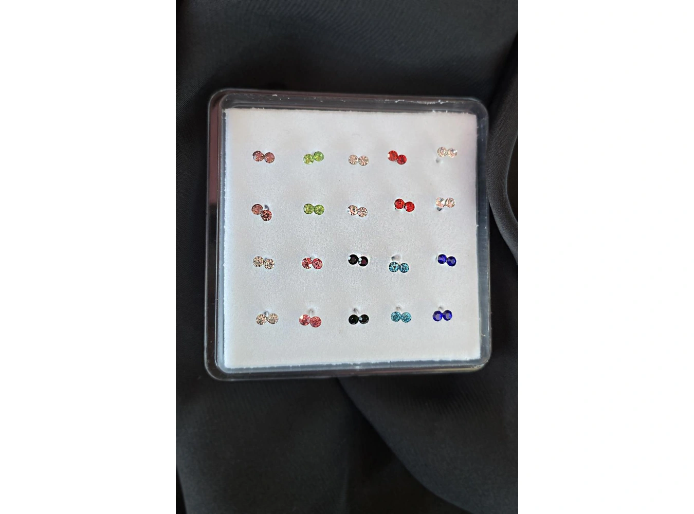 20li Gümüş Renk Taş Detaylı Hızma Set