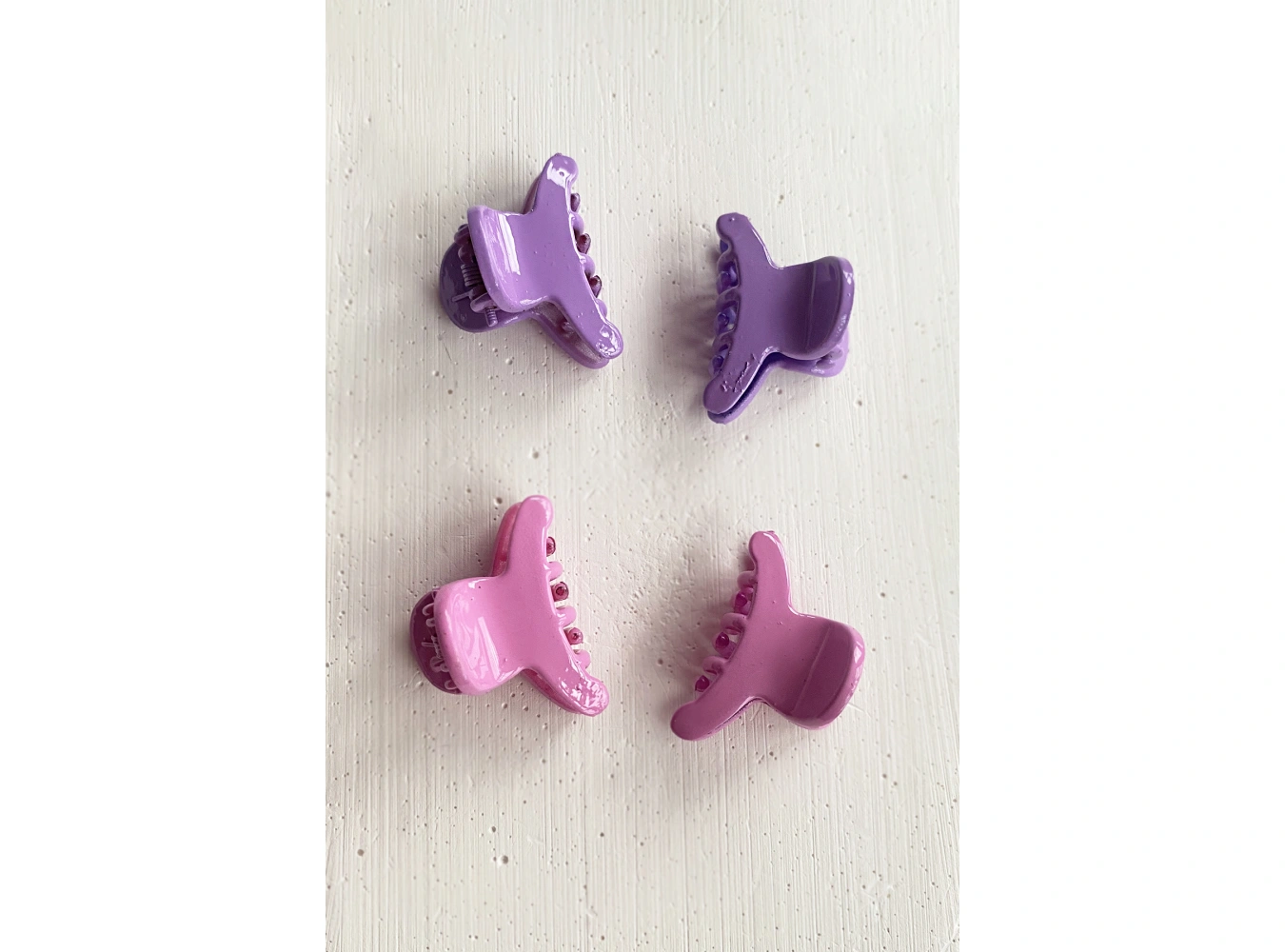 4lü Karışık Renk Küçük Boy Mandal Toka