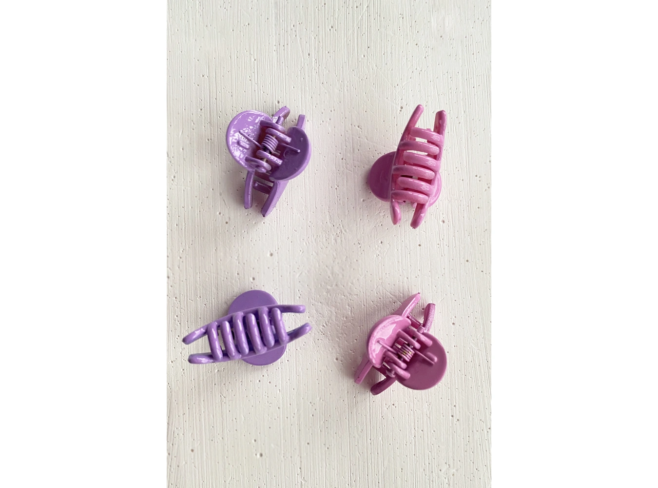 4lü Karışık Renk Küçük Boy Mandal Toka