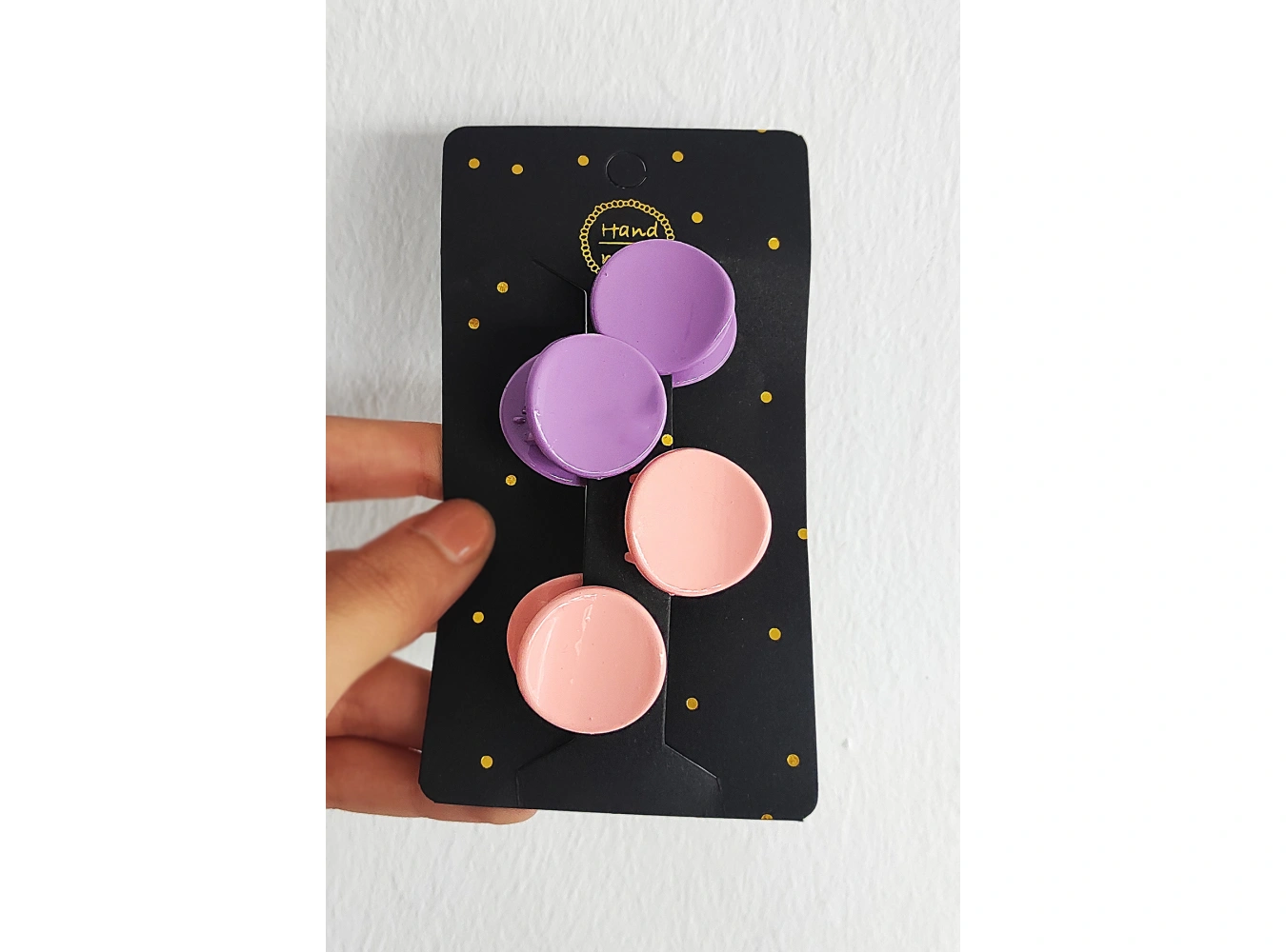 4Lü Karışık Renk Küçük Mandal Toka