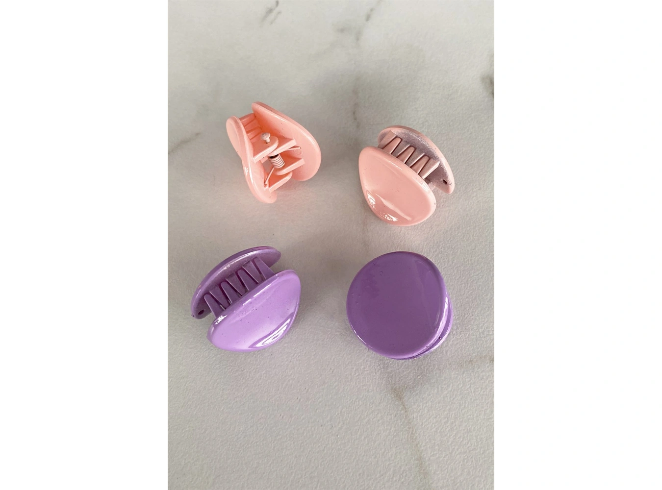 4Lü Karışık Renk Küçük Mandal Toka