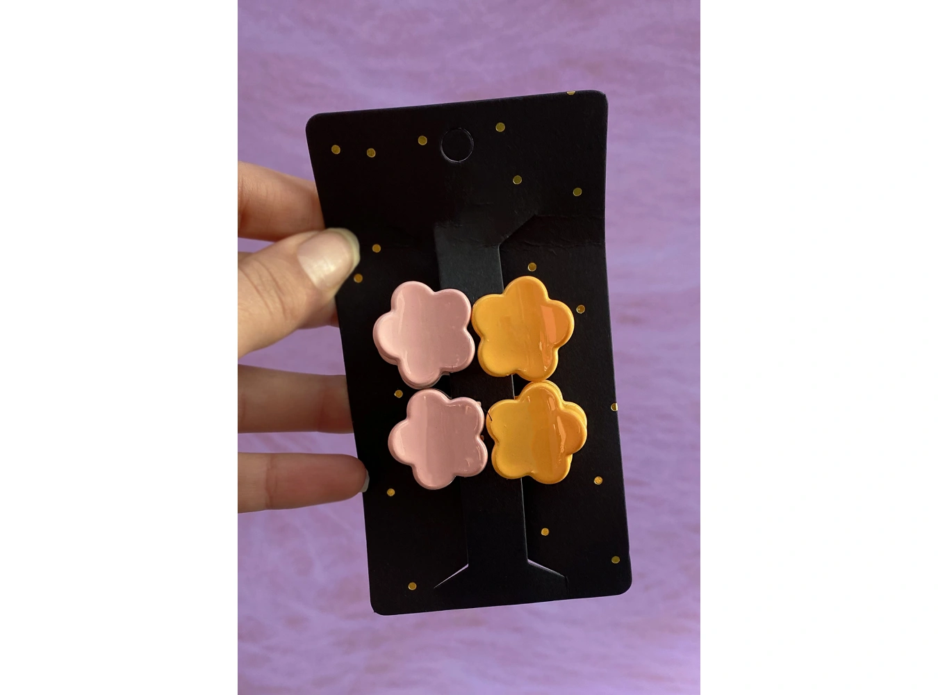 4Lü Karışık Renk Mandal Toka Set