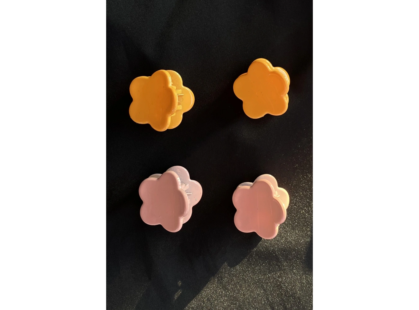 4Lü Karışık Renk Mandal Toka Set