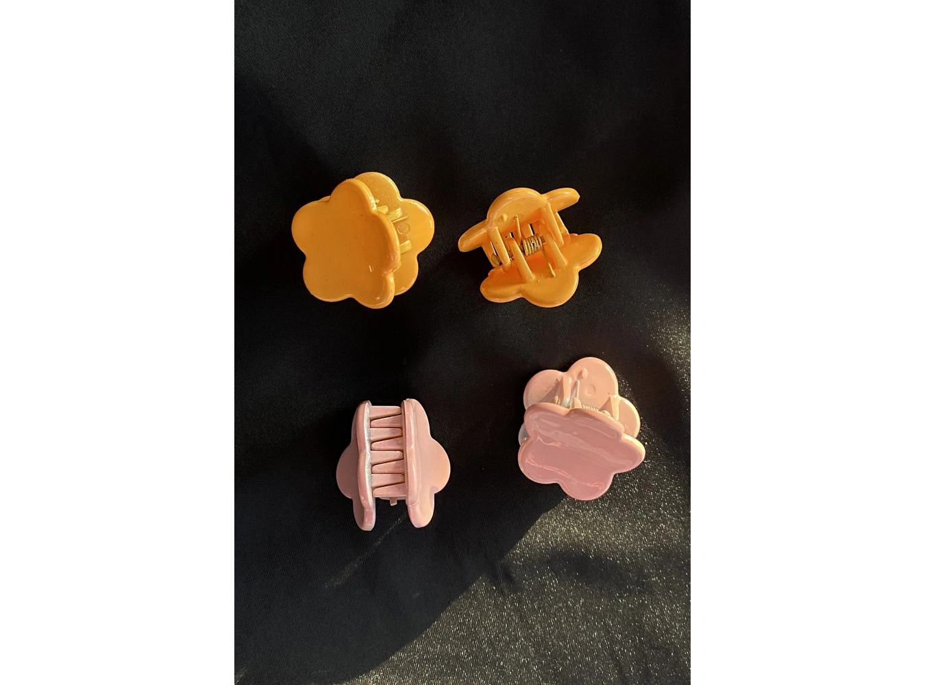 4Lü Karışık Renk Mandal Toka Set