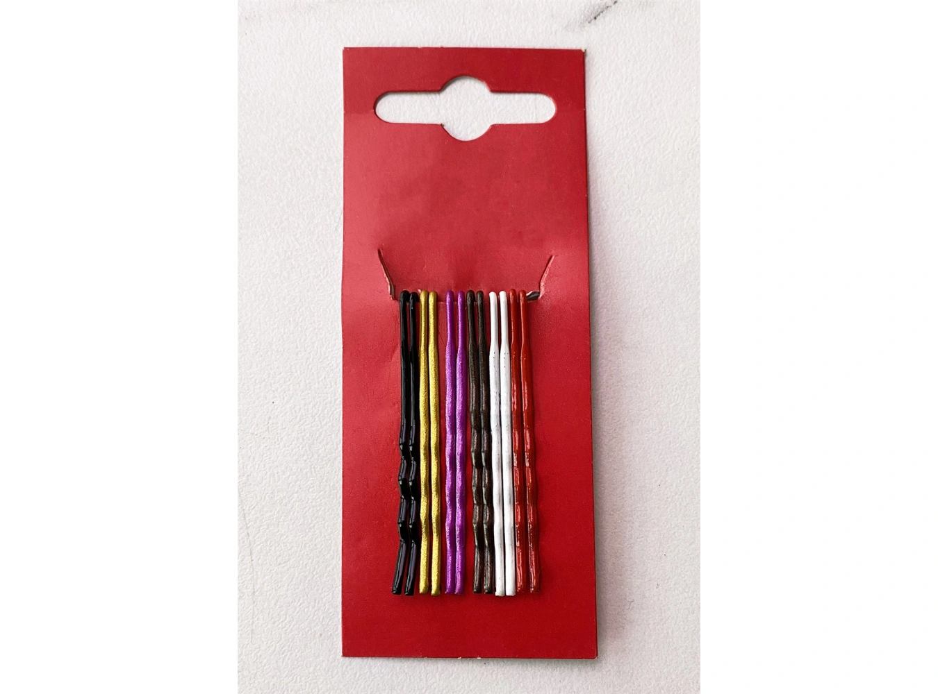 6 Çift Karışık Renk Tel Toka Set