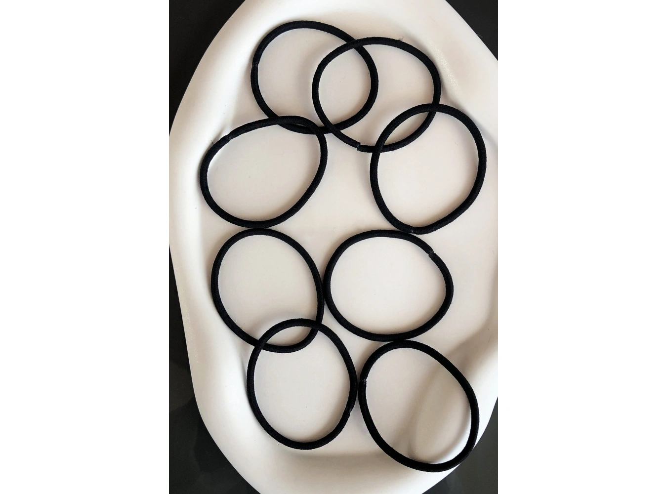 8li Siyah Renk Çoklu Lastik Toka