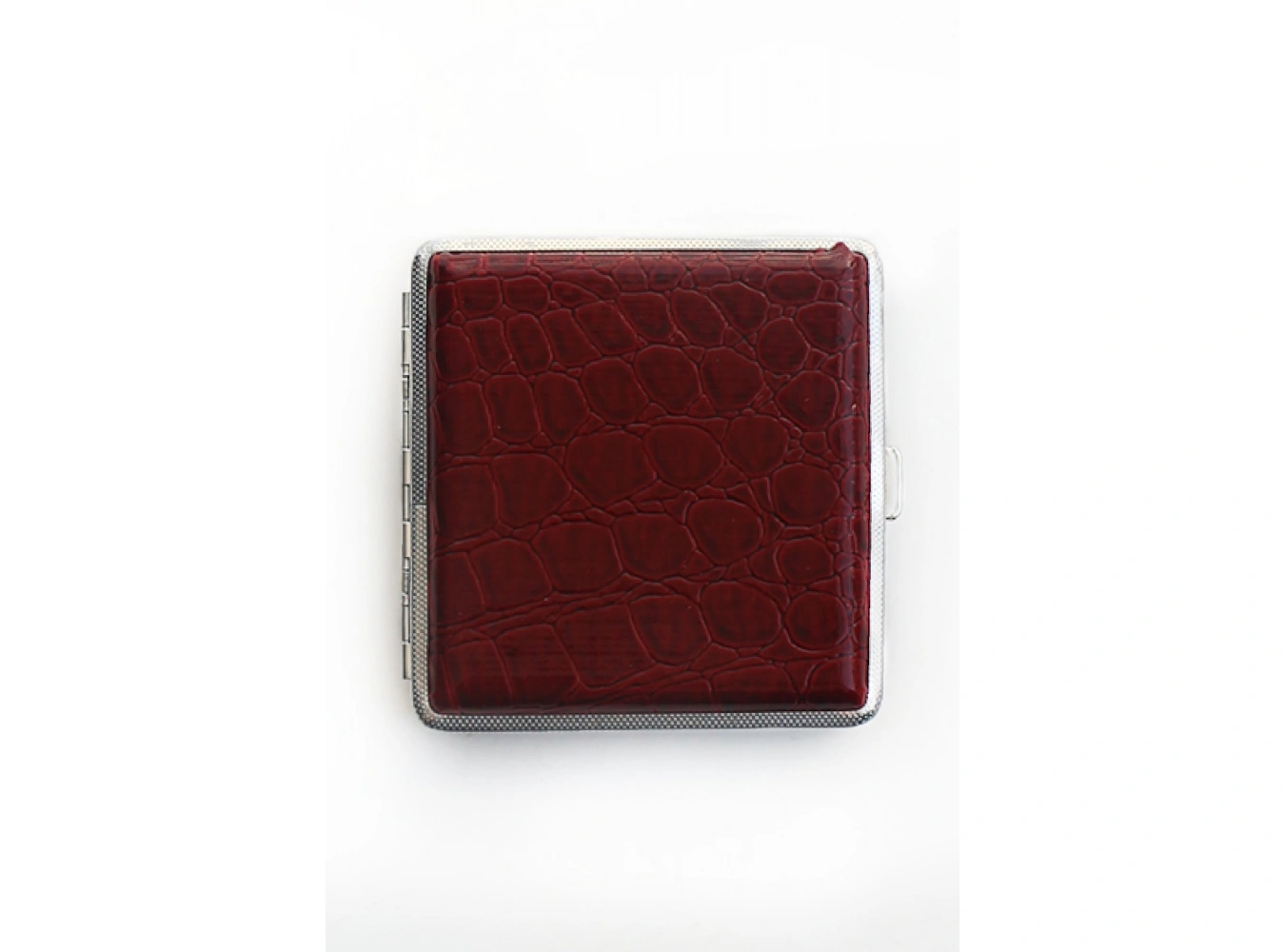 Bordo Renk Kabartmalı Orta Boy Tabaka