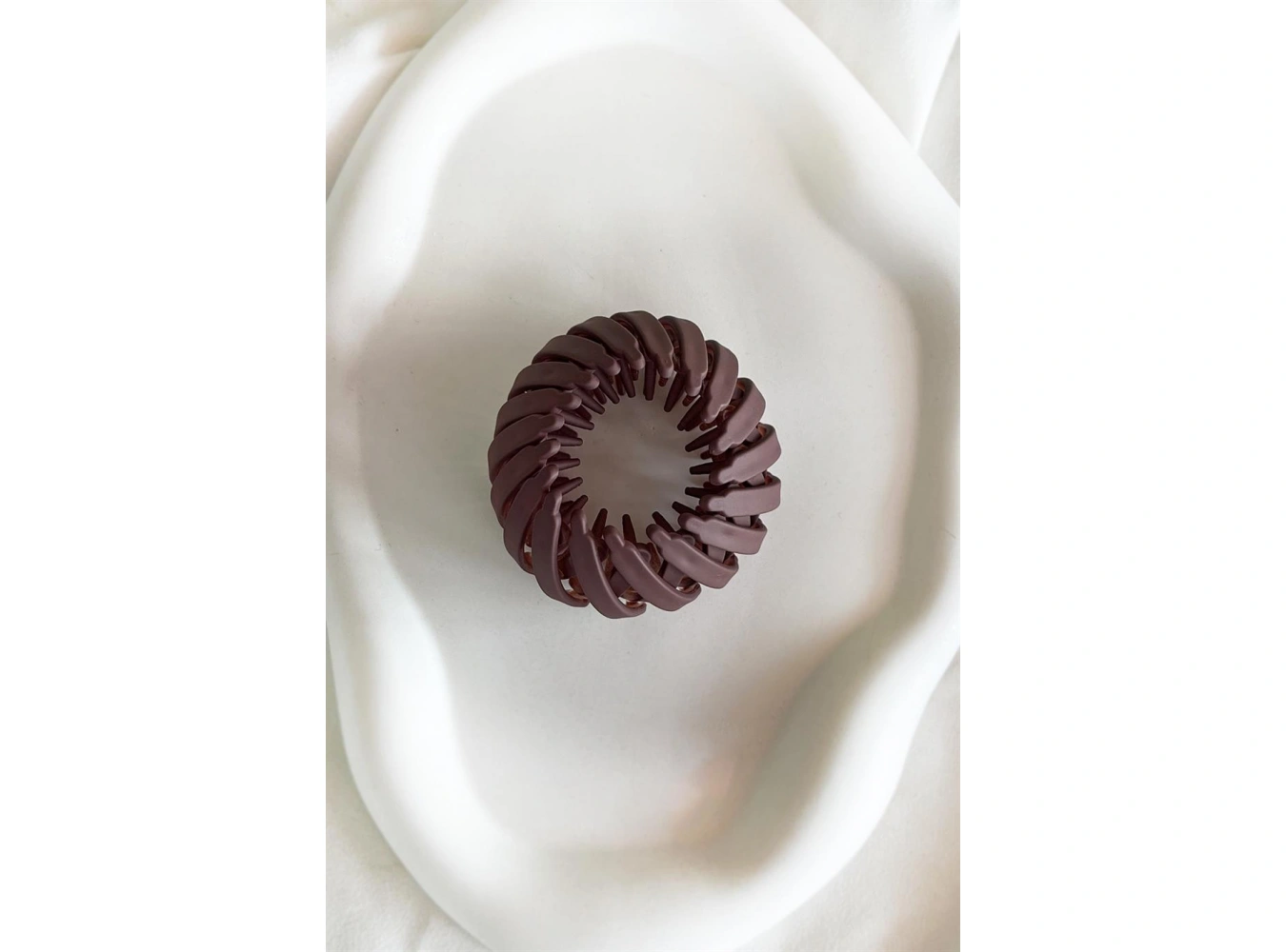 Bordo Renk Mat Saç Aparatı