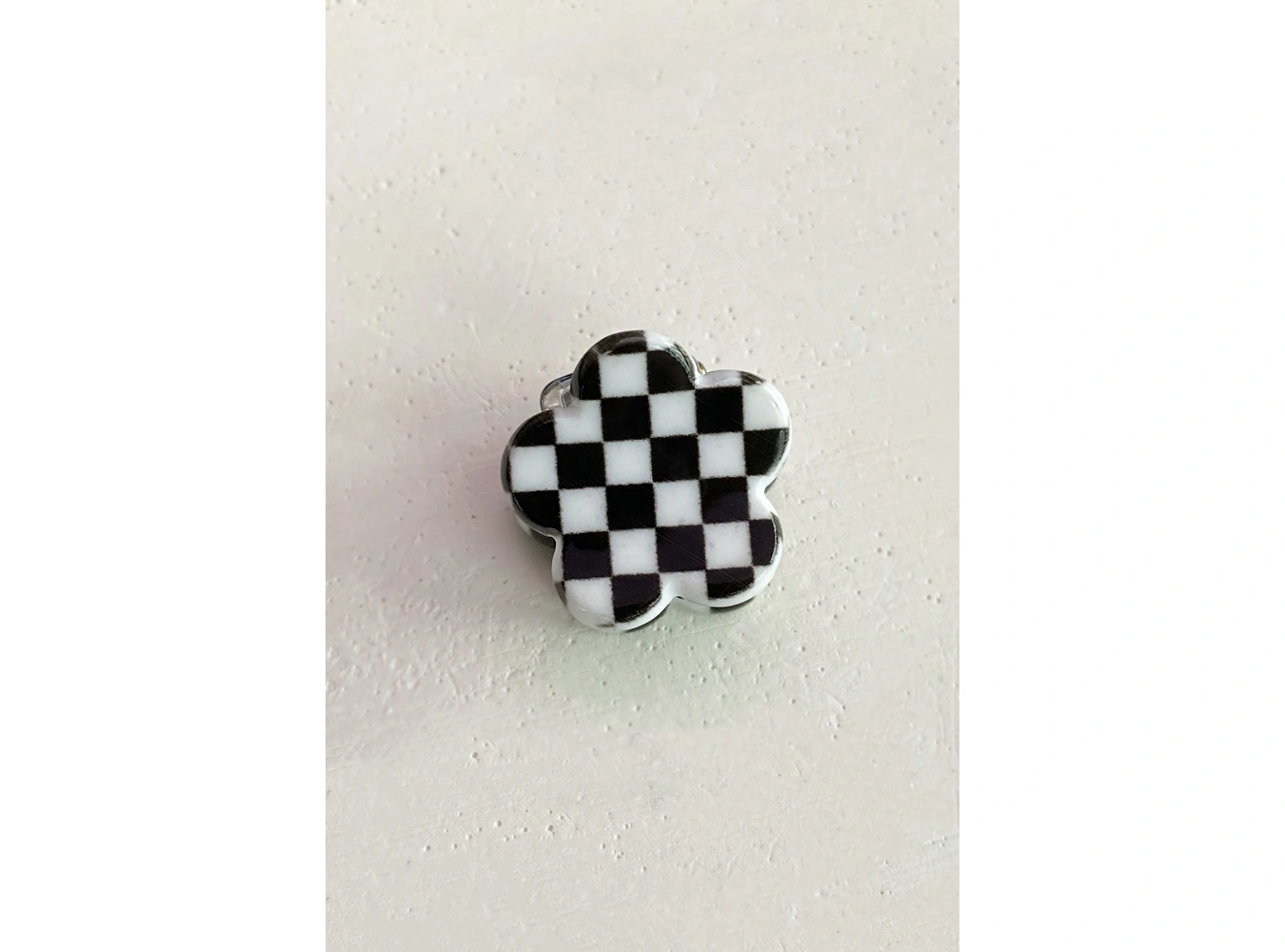 Dama Desenli Küçük Boy Mandal Toka