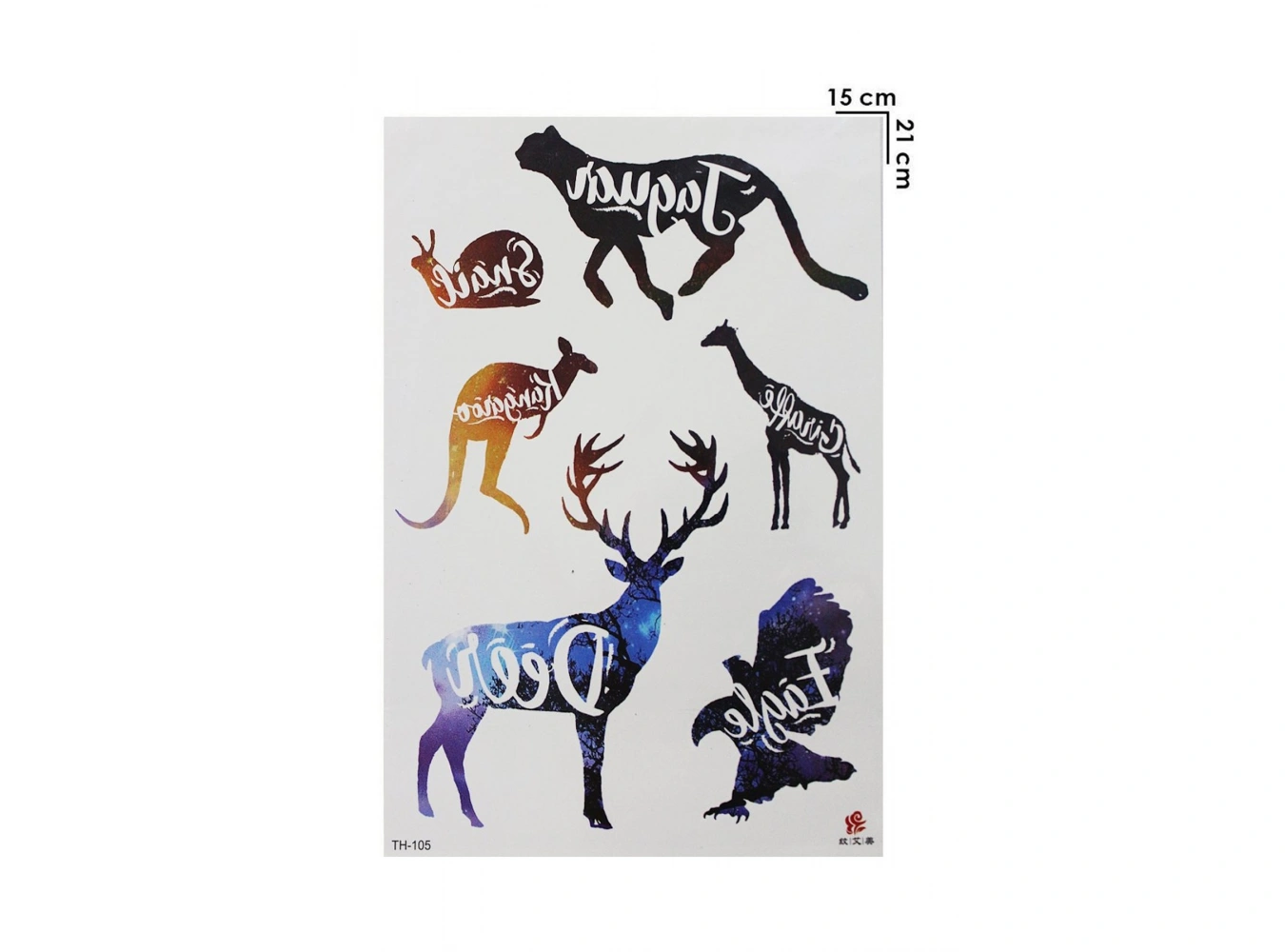 Geçici Hayvan Dövme Tattoo