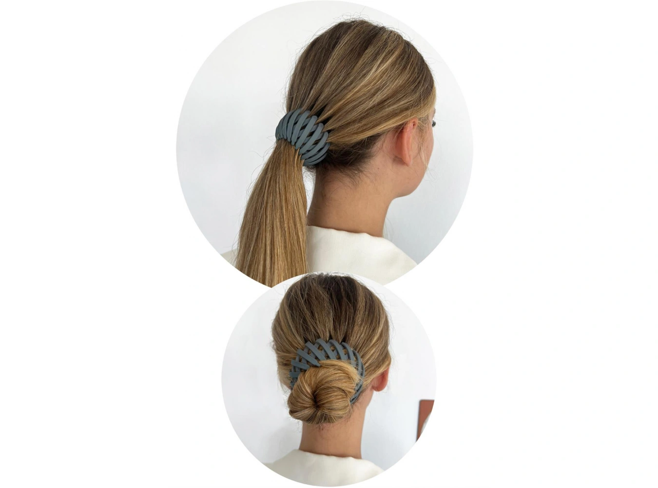 Gri Renk Mat Saç Aparatı