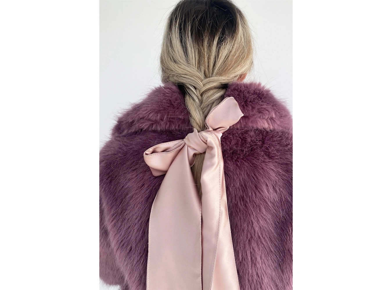 Gül Kurusu Renk Fular/Toka