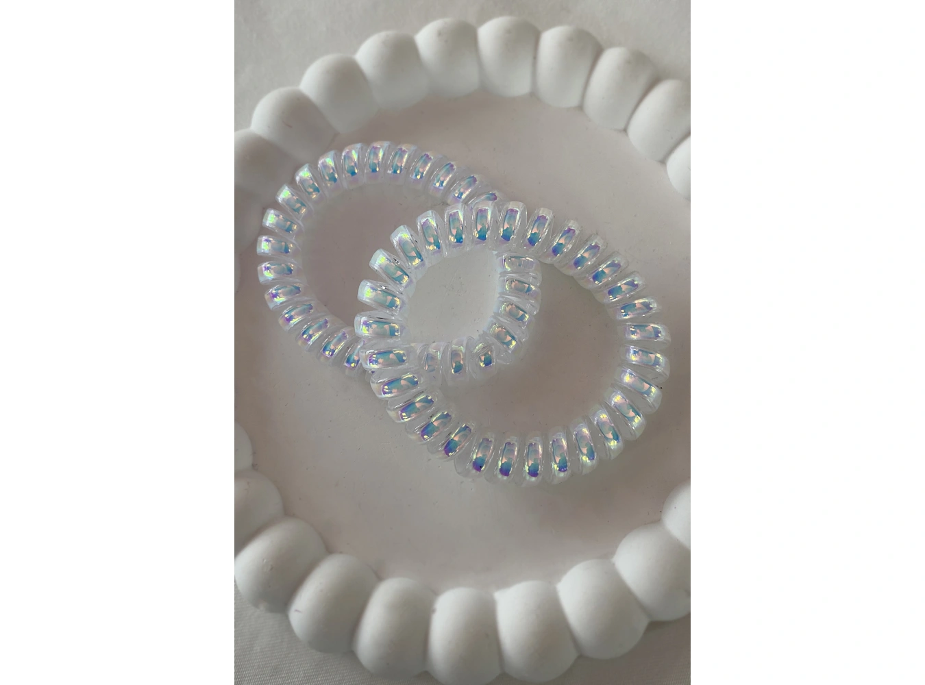 İkili Helezon Hologramlı Lastik Toka