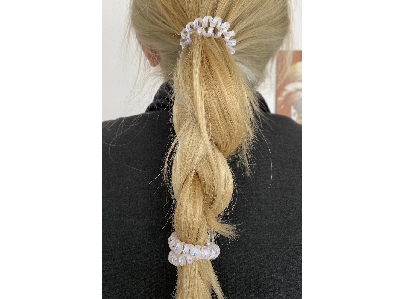 İkili Helezon Hologramlı Lastik Toka