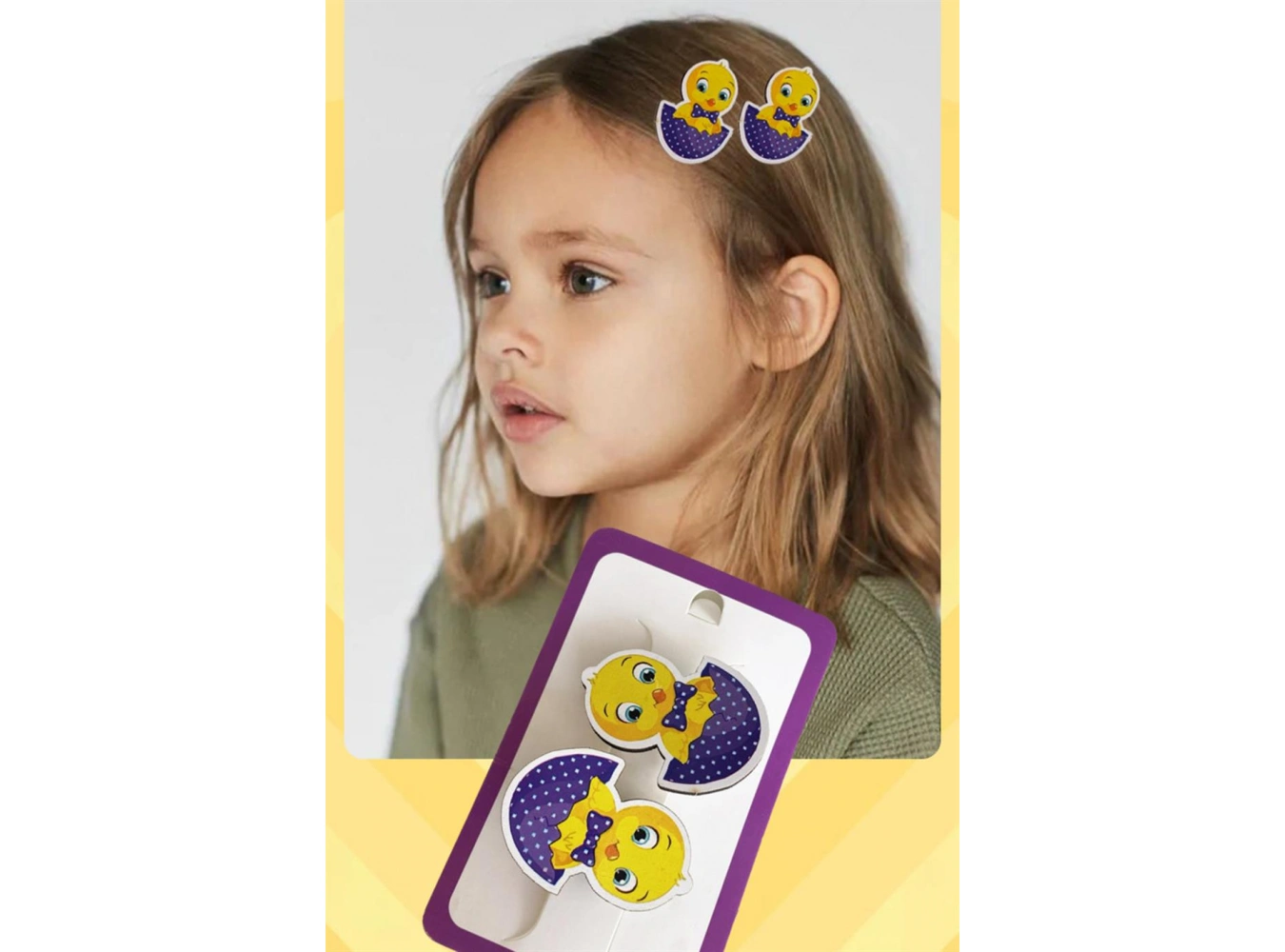 İkili Twety Figürlü Çocuk Pens Toka Set