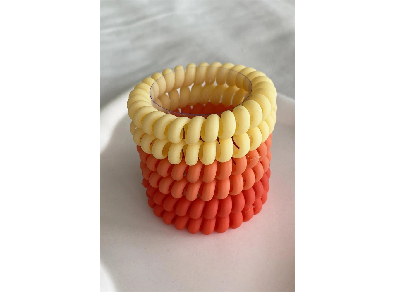 Karışık Renk 6lı Helezon Lastik Toka