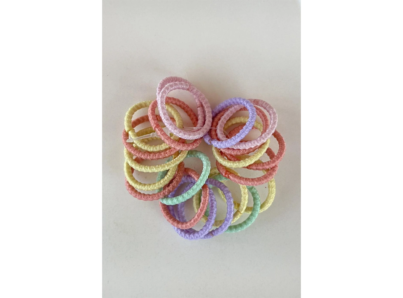 Karışık Renk Lastik Toka Set (Küçük Boy)