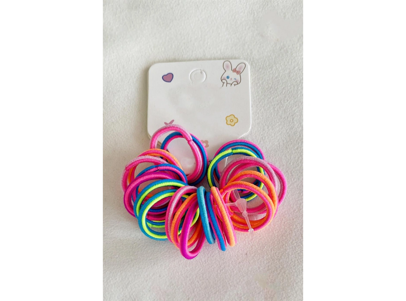 Karışık Renk Lastik Toka Set (Küçük Boy)