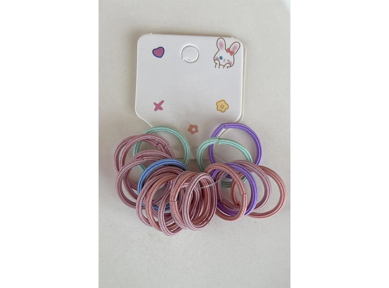 Karışık Renk Lastik Toka Set (Küçük Boy)