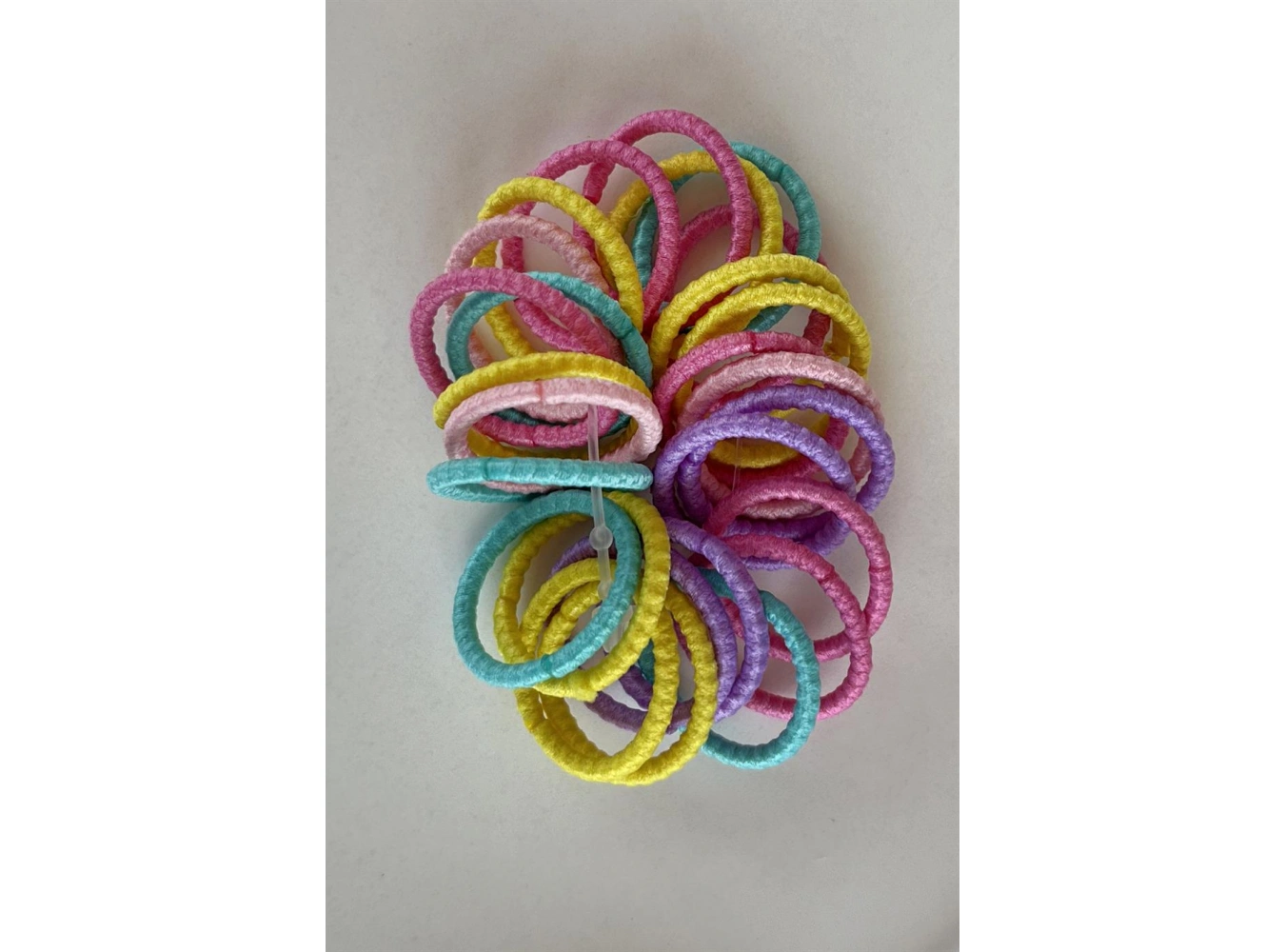 Karışık Renk Lastik Toka Set (Küçük Boy)