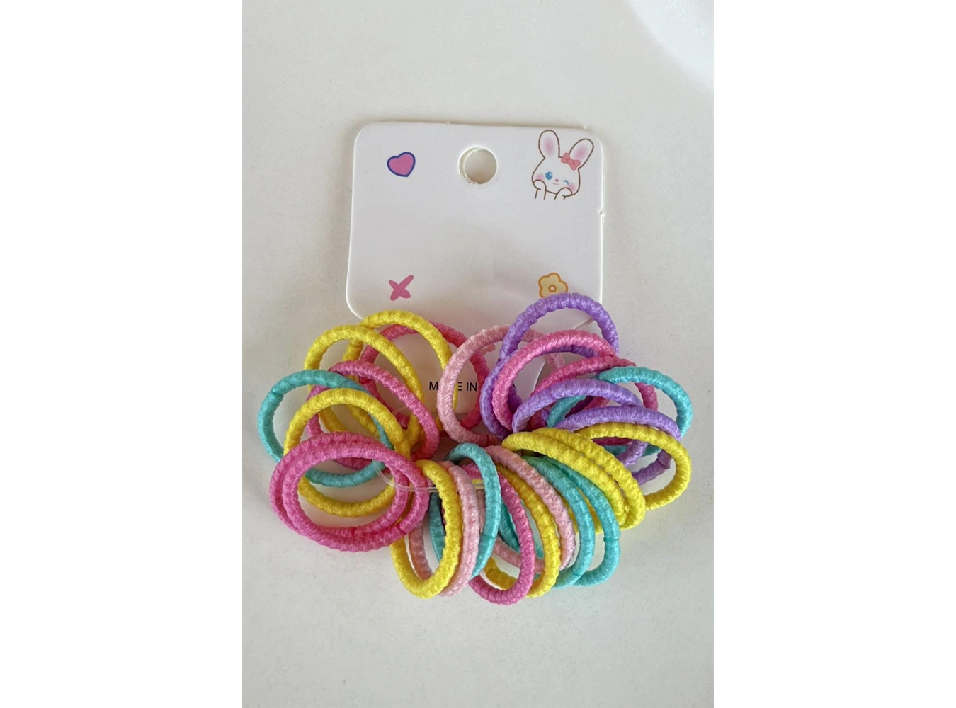 Karışık Renk Lastik Toka Set (Küçük Boy)