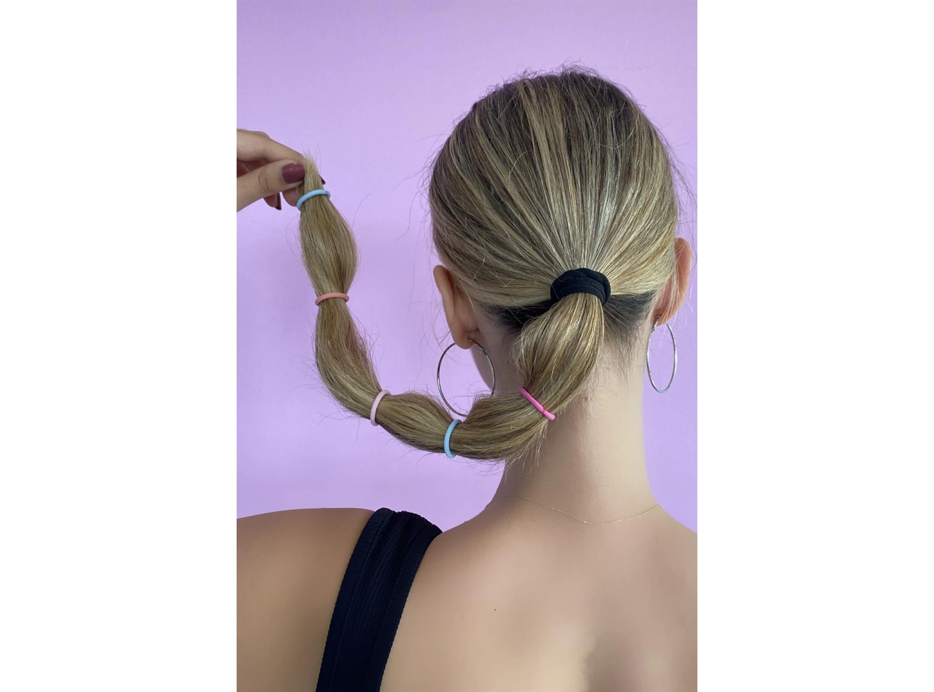 Karışık Renk Lastik Toka Set (Küçük Boy)