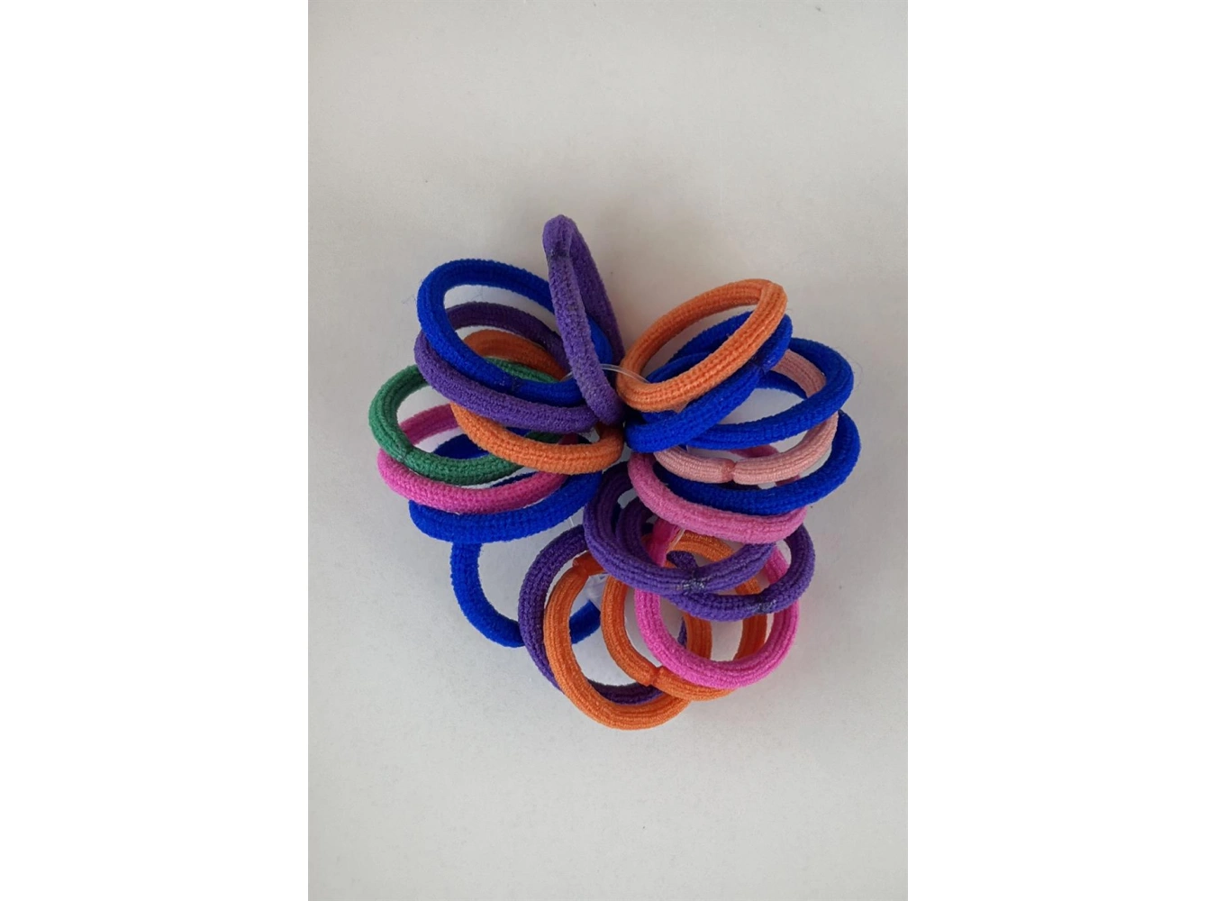 Karışık Renk Lastik Toka Set (Küçük Boy)