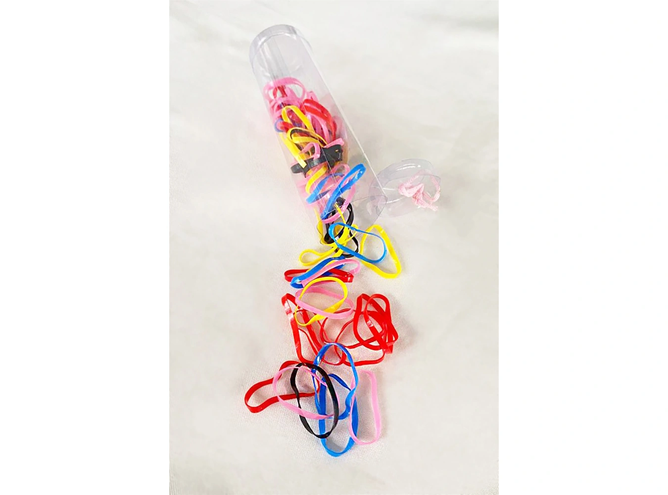 Karışık Renk Perma Paket Lastik Toka