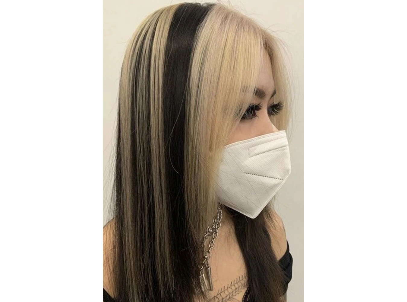 Koyu Kahverengi Çıt Çıt Yan Postiş 48 Cm