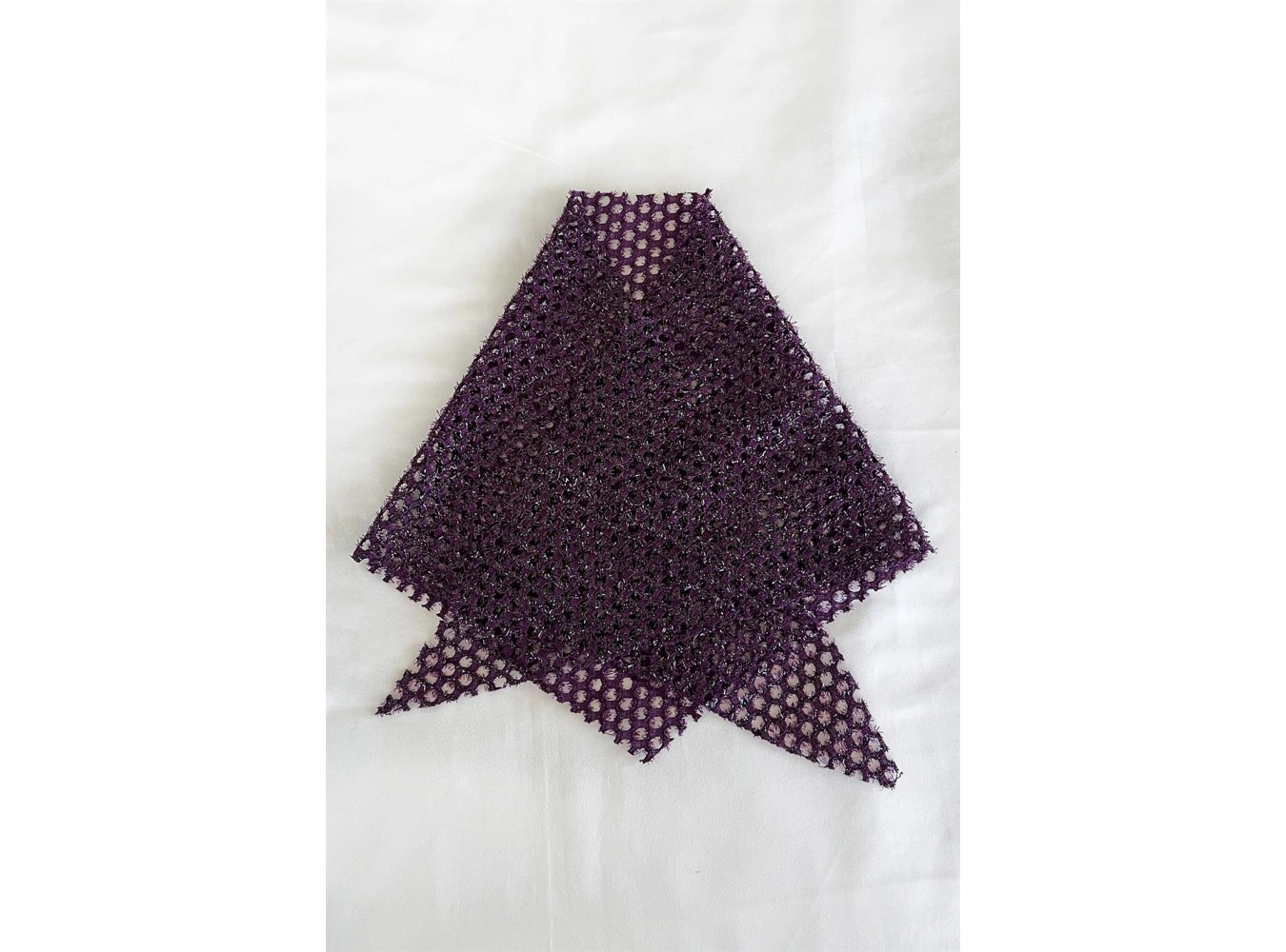 Mor Renk Simli Fular