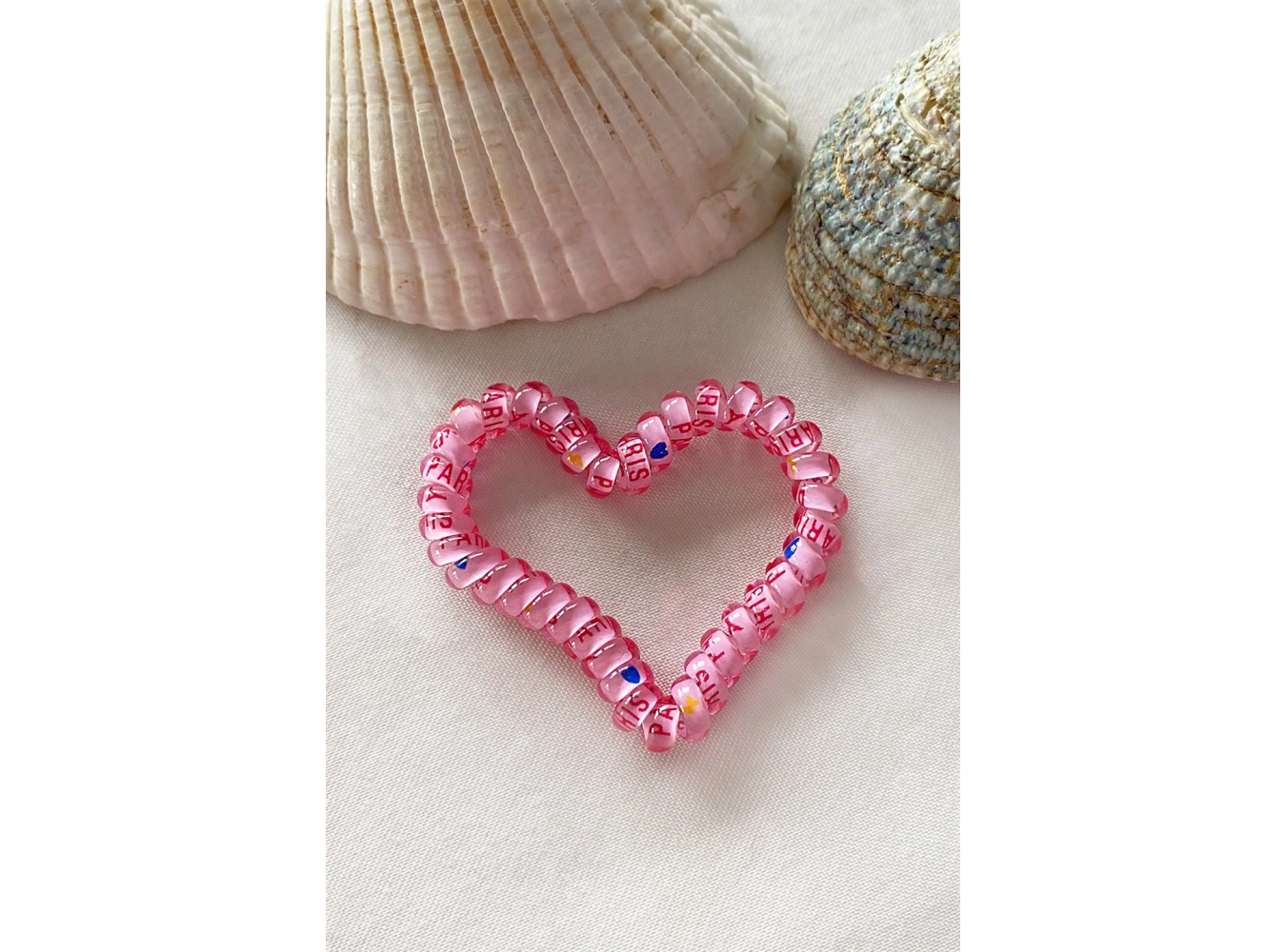 Pembe Renk Kalpli Helezon Lastik Toka