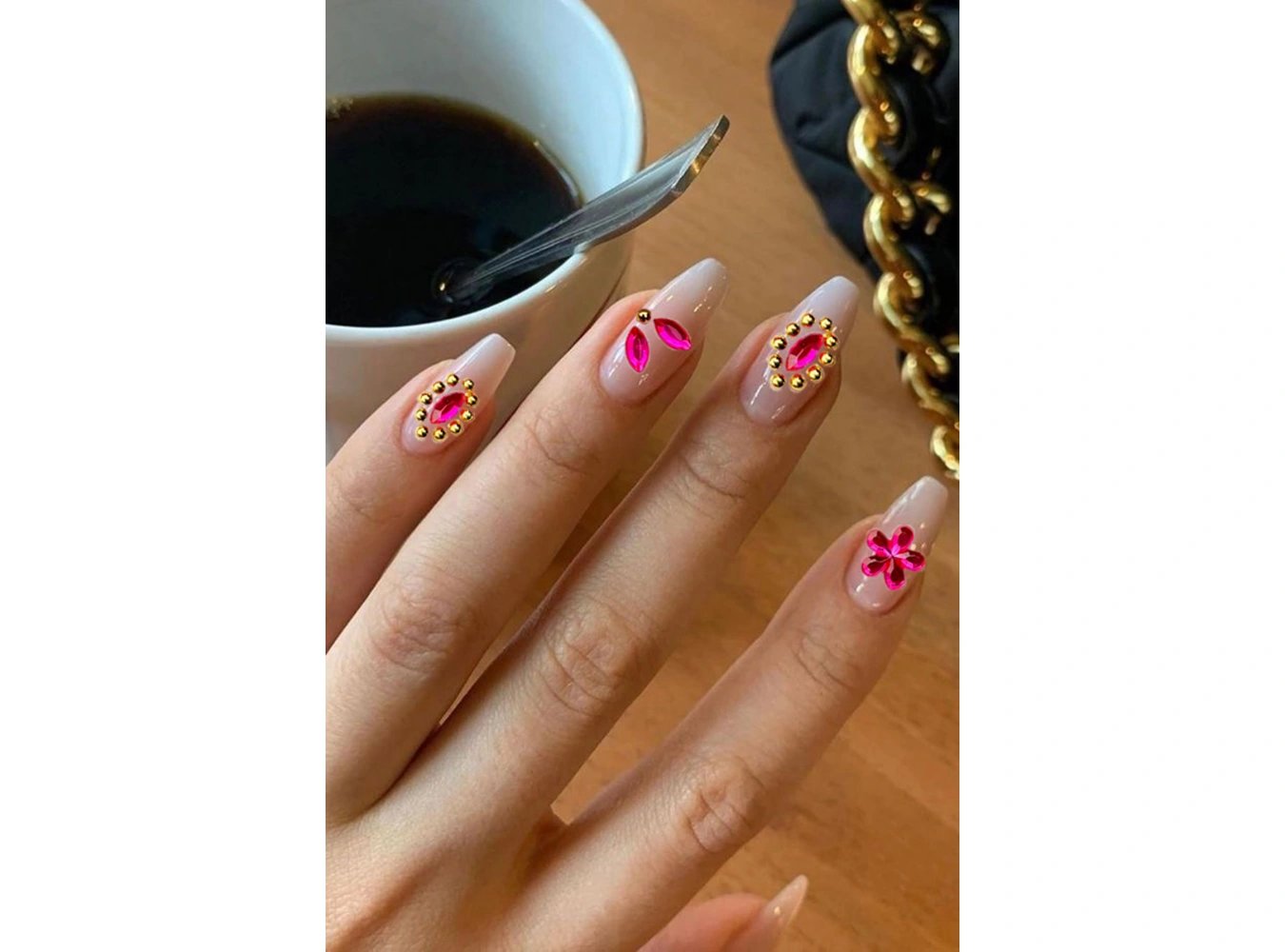 Pembe Renk Telefon Sticker/ Vücut Ve Yüz Sticker