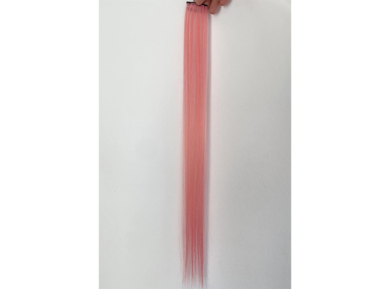 Pembe Renk Yan Çıt Çıt Postiş 50 Cm