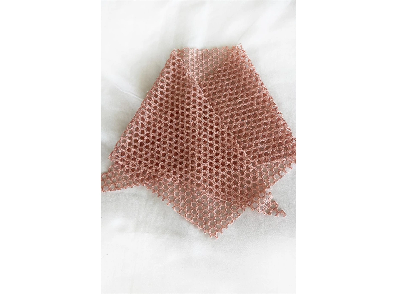 Pudra Pembe Renk Simli Fular