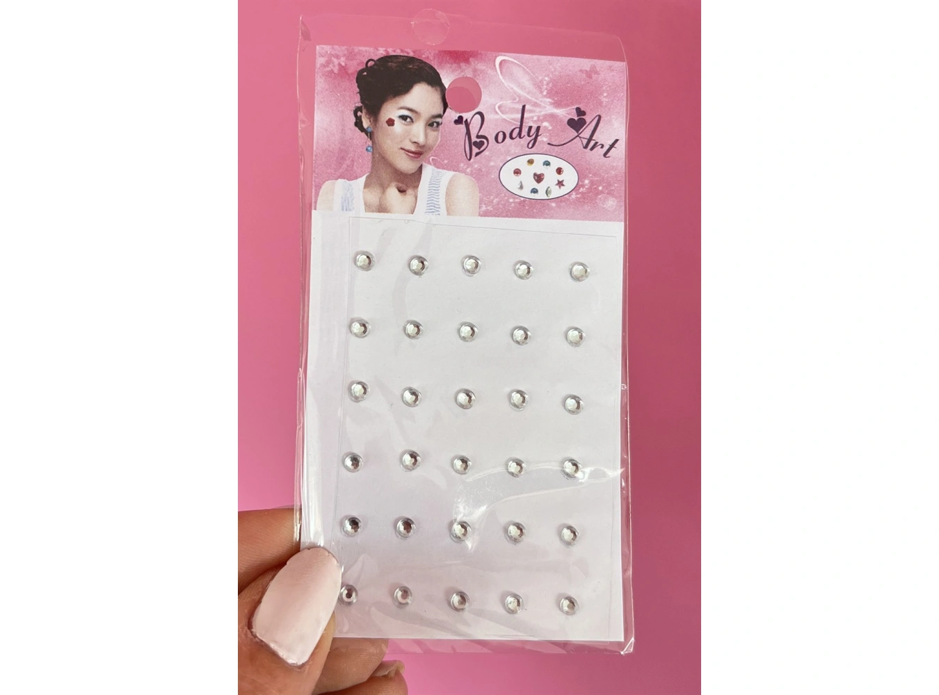 Saç Vücut Ve Yüz Taşı Sticker