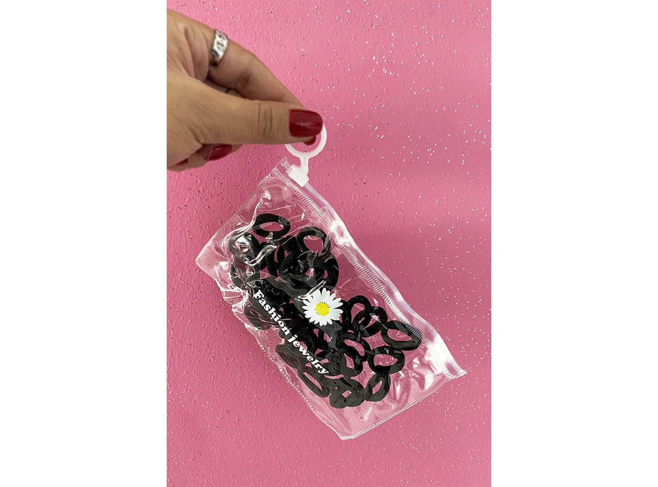 Siyah Renk Havlu Lastik Toka