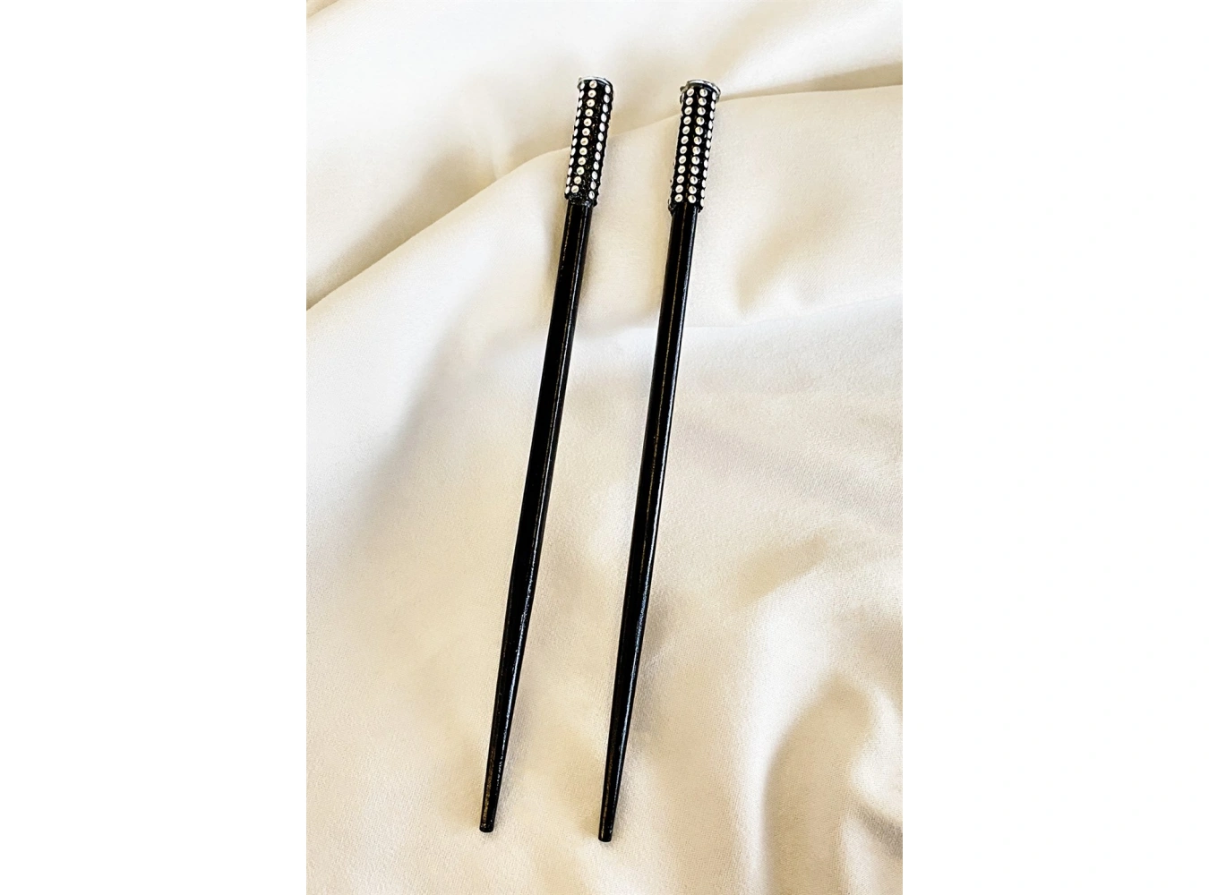 Siyah Renk İkili Topuz Tokası