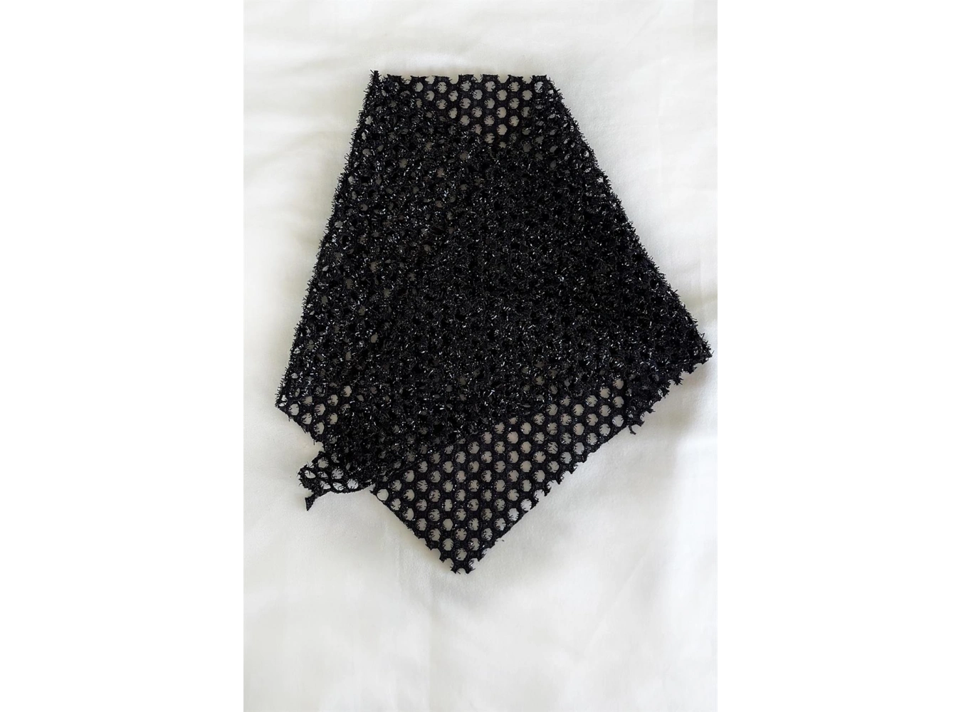 Siyah Renk Simli Fular