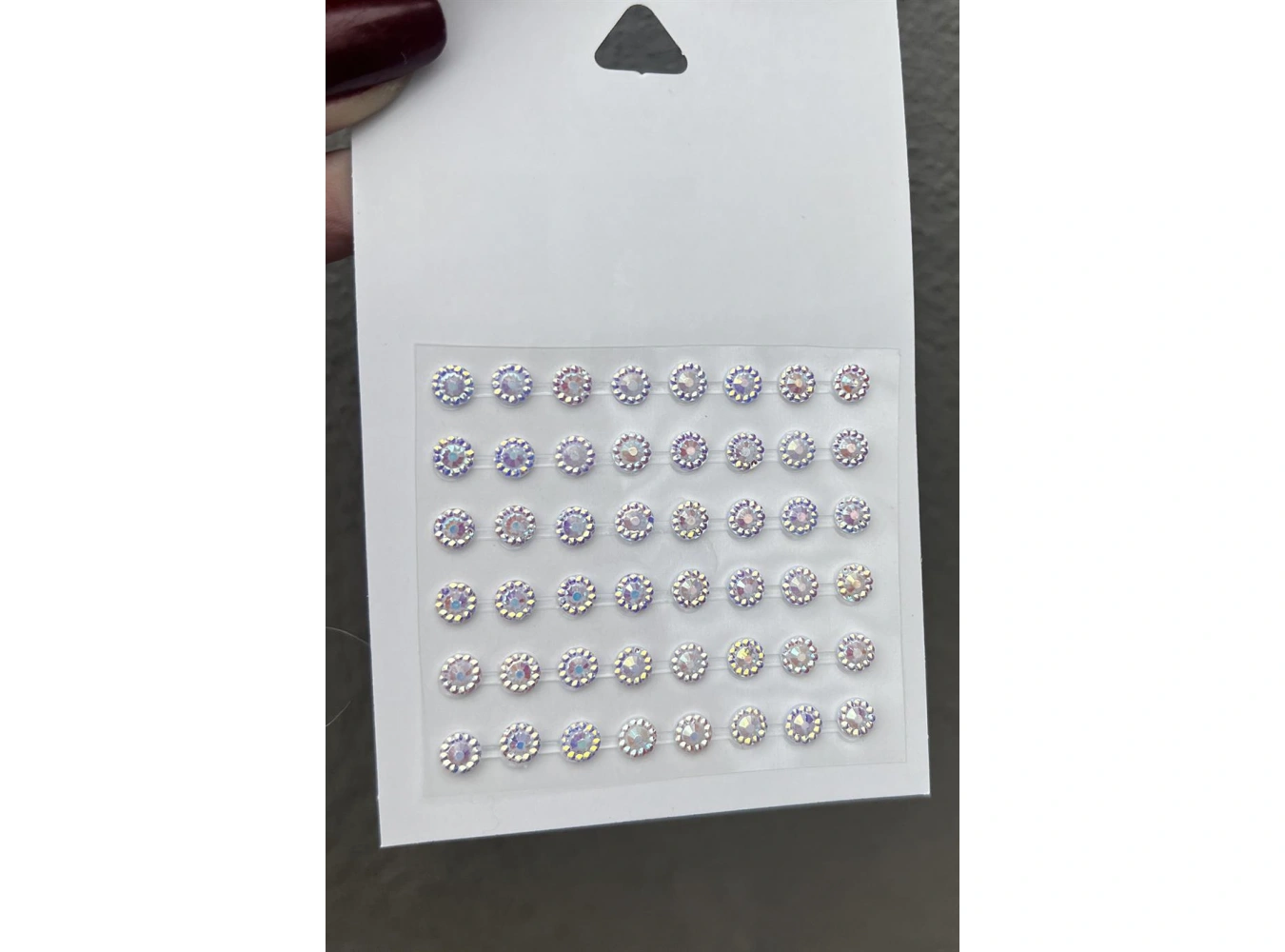 Vücut Ve Yüz Taşı/ Beyaz Renk Taşlı Sticker