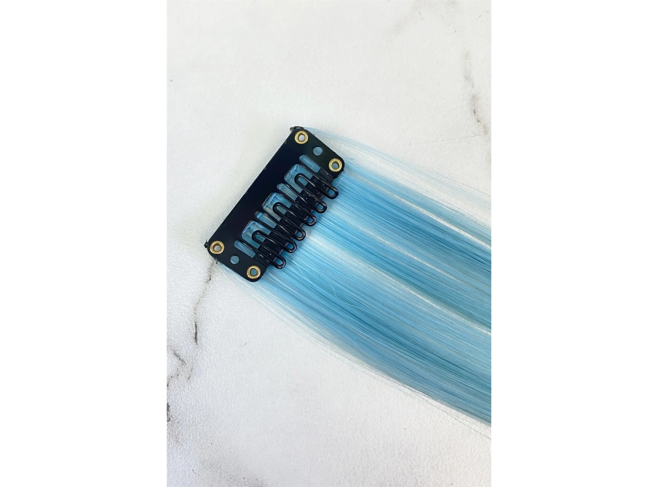 Yan Çıt Çıt Postiş / 3 Renk Ombre / 50 Cm