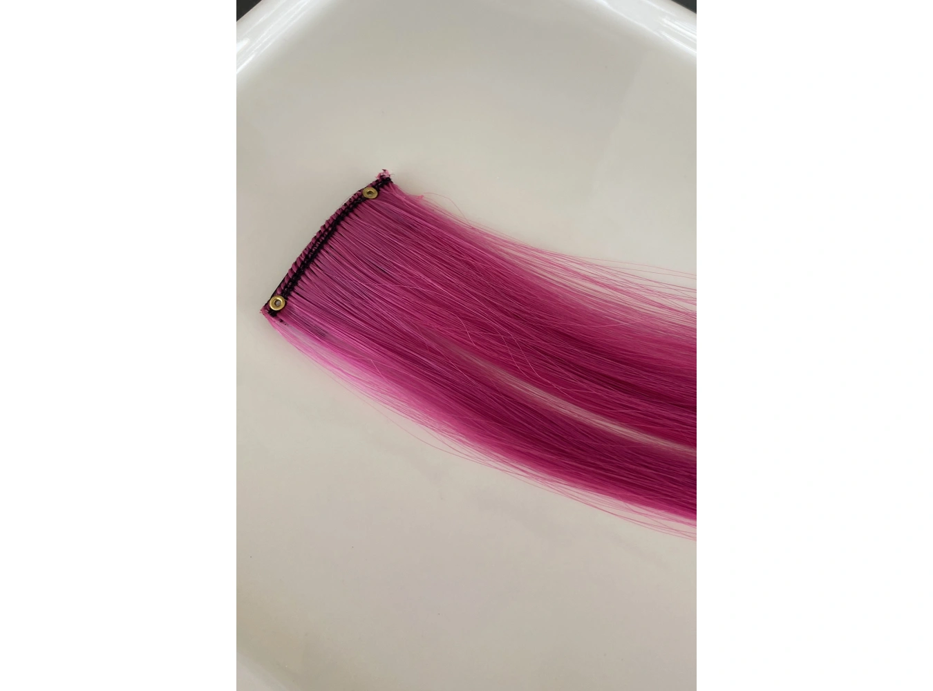 Yan Çıt Çıt Postiş / Ombre iki Renkli / 50 Cm