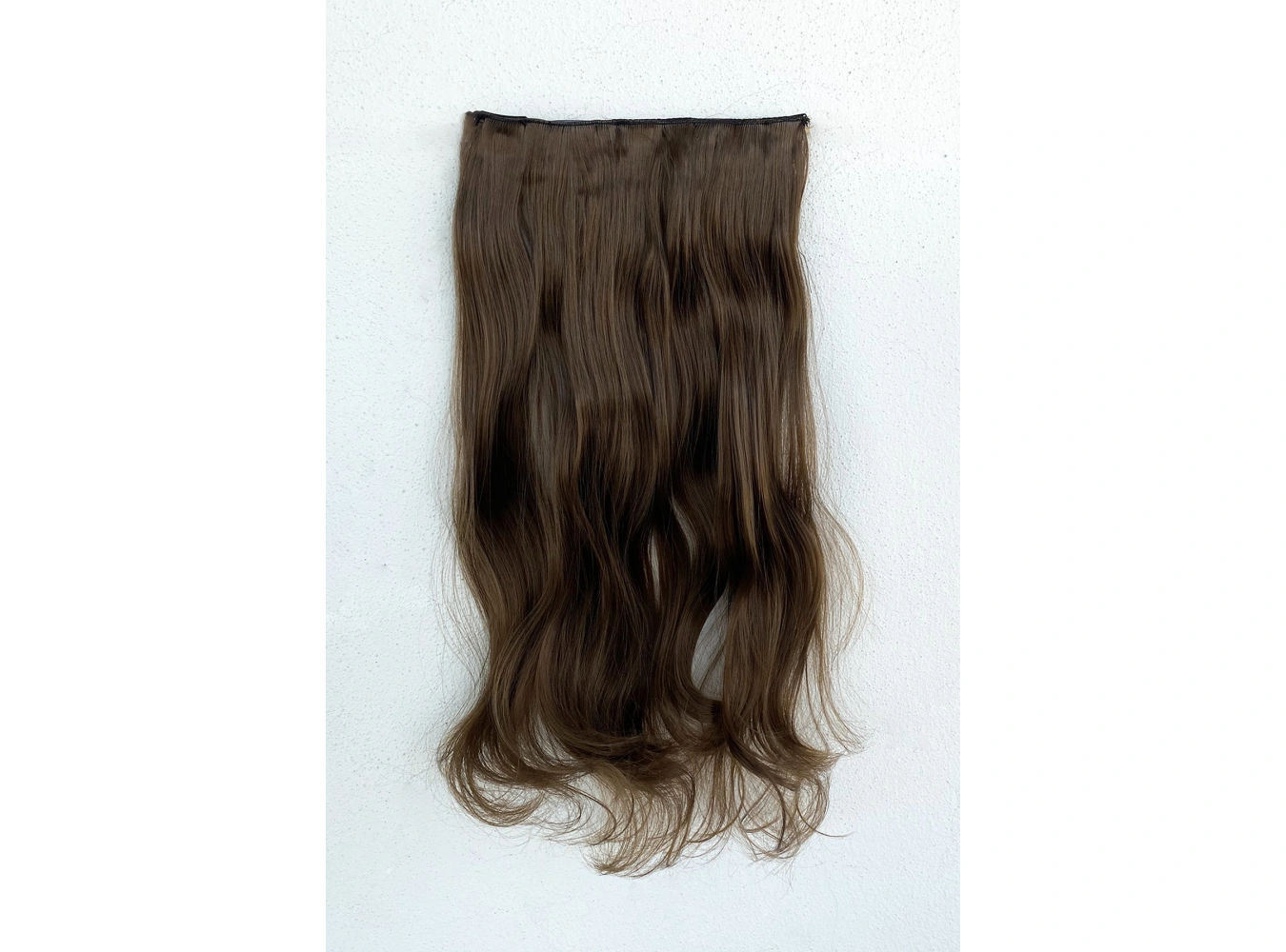 Isıya Dayanıklı Yarımay Çıt Çıt Saç - SH6D- Fındık Kahve - Dalgalı - 60 Cm - 110 Gr (Pınar)