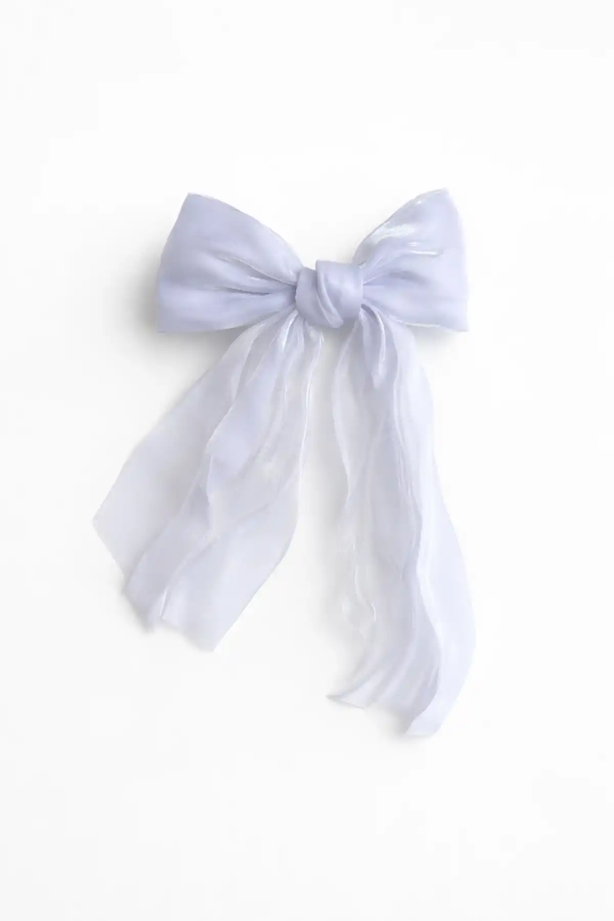 Beyaz Renk Kurdele Figürlü Otomat Toka