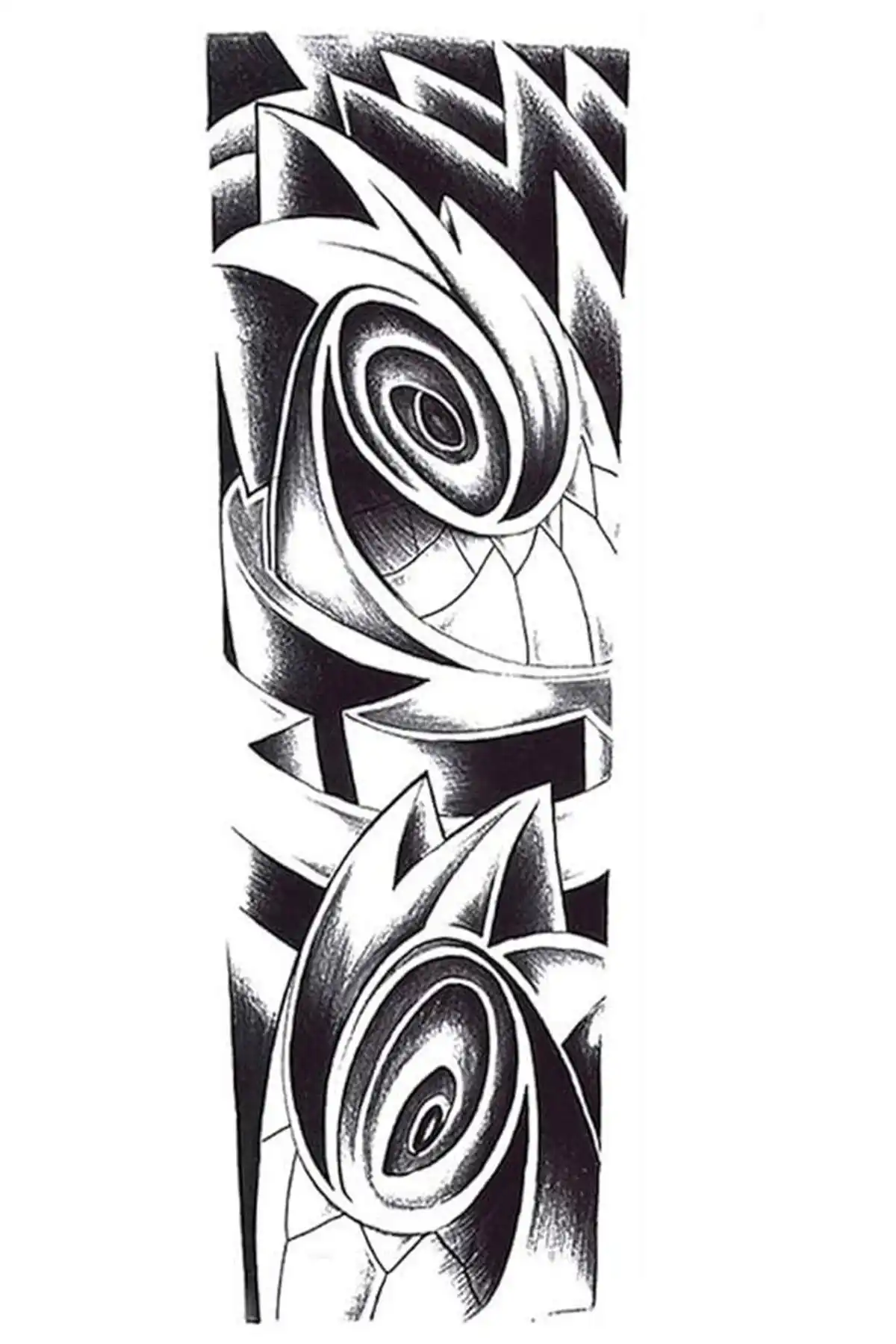 Geçici Tribal Figürlü Dövme Tattoo
