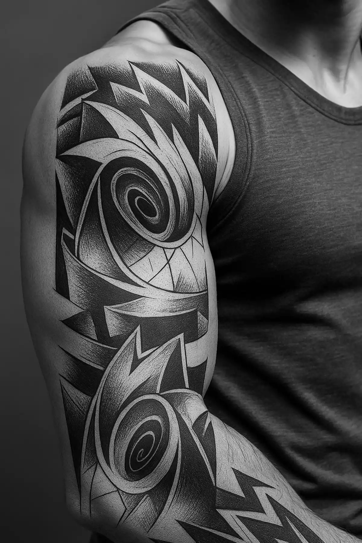 Geçici Tribal Figürlü Dövme Tattoo