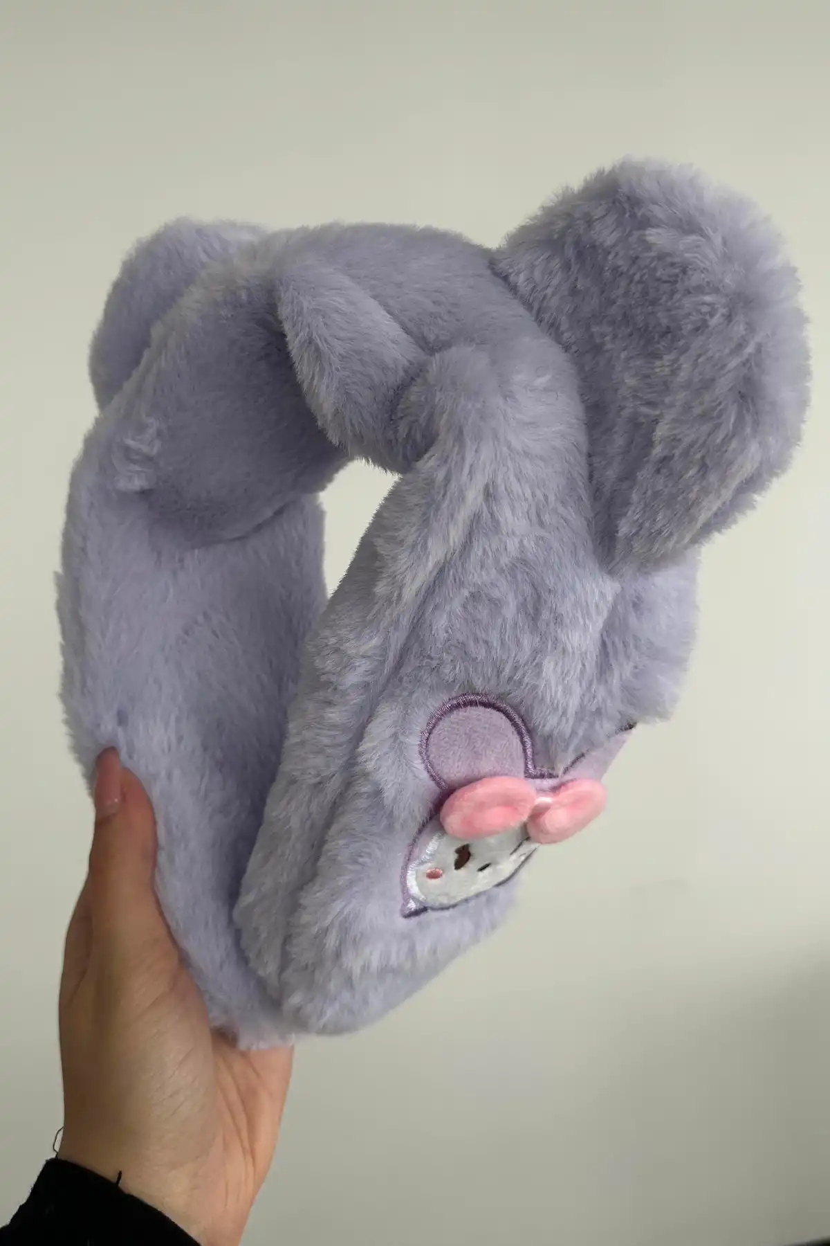 Lila Renk Ayıcık Figürlü Pembe Renk Ayıcık Figürlü