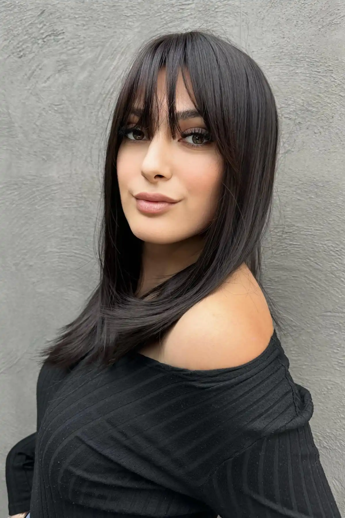 Kahve Renk Kahkül Detaylı Katlı Kesimli Peruk