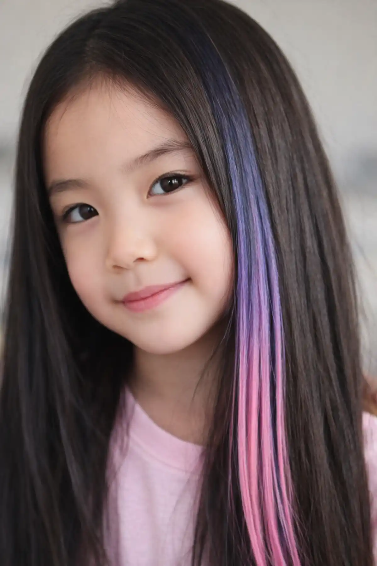 Yan Çıt Çıt Postiş / 2 Renk Ombre / 50 Cm