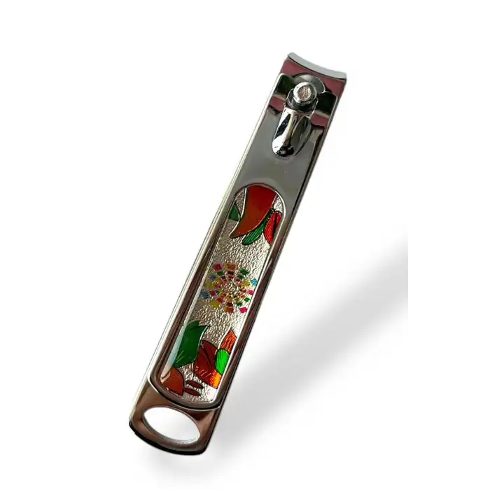 12li Gümüş Renk Karışık Figürlü Tırnak Makası Set