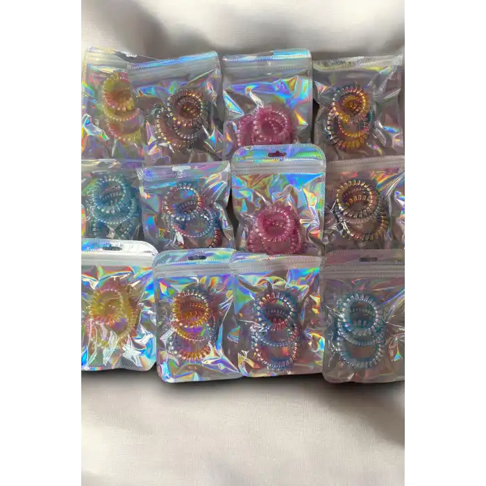 12li Karışık Renk Helezon Toka Set